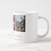 Boo-Kürbiskürbis-Jack-o-Laterne Halloween FotoColl Jumbo-Tasse (Rechts)
