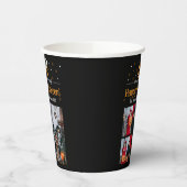 Boo-Kürbiskürbis-Jack-o-Laterne Halloween FotoColl Pappbecher (Links)