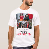 Boo-Kürbiskürbis-Jack-o-Laterne Halloween FotoColl T-Shirt (Vorderseite)