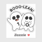 Boo-lean Funny Computer Ghost Boolean Pun Aufkleber (Blatt)