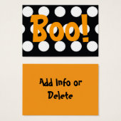 Boo! Leckerei (Vorne & Hinten)