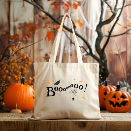 Boo Leinwand Halloween Tote Bag Jumbo Stoffbeutel