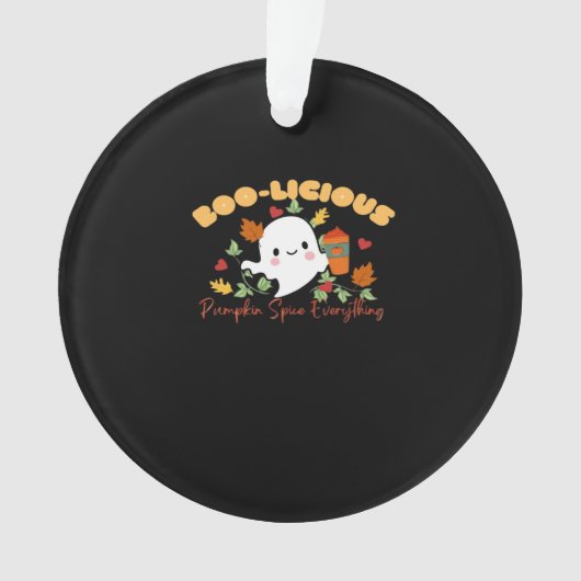 Boo-licious Pumpkin Gewürze alles Wesentliche Ornament (Vorderseite)