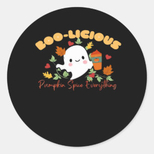 Boo-licious Pumpkin Gewürze alles Wesentliche Runder Aufkleber