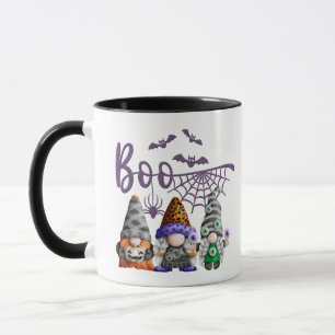 Boo Lila Glitzer Halloween Gnomes Tasse