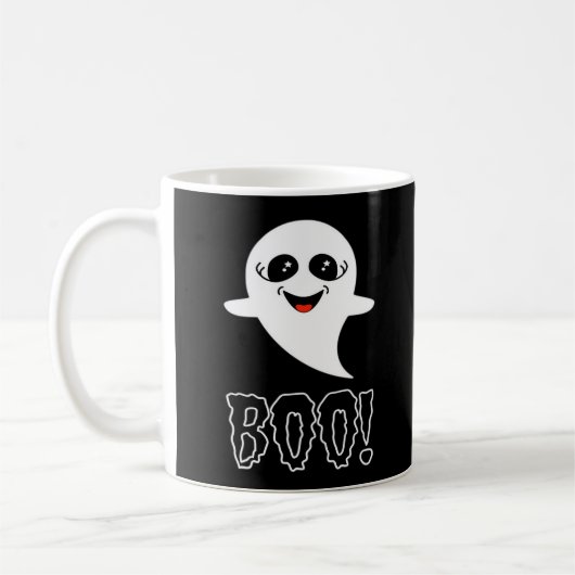 Boo! Little Halloween von Lucas Kaffeetasse (Links)