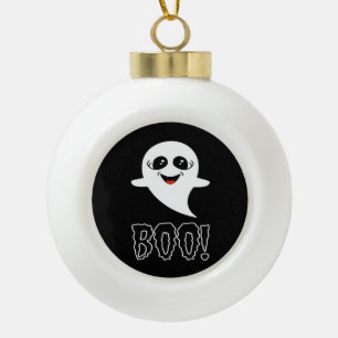 Boo! Little Halloween von Lucas Keramik Kugel-Ornament