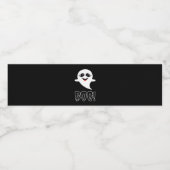 Boo! Little Halloween von Lucas Wasserflaschenetikett (Einzelnes Label)