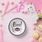 Boo lustige Halloween-Spielmesser-Hand Pappteller (Party)