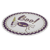 Boo lustige Halloween-Spielmesser-Hand Schneidebrett (Ecke)