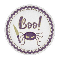 Boo lustige Halloween-Spielmesser-Hand