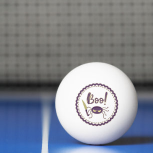Boo lustige Halloween-Spielmesser-Hand Tischtennisball