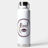 Boo lustige Halloween-Spielmesser-Hand Trinkflasche (Rückseite)