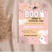 Boo macht zwei Geburtstagsparty Einladung