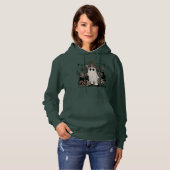 Boo Magic Vibes Boho Floral Geist  Hoodie (Vorne ganz)