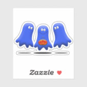 Boo Man Ghost Group Aufkleber (Blatt)