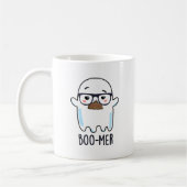 Boo-mer Funny Funny Middle Aged Ghost Pun Kaffeetasse (Links)