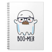 Boo-mer Funny Funny Middle Aged Ghost Pun Notizblock (Vorderseite)