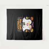 Boo Mine Forever Niedlich Ghosts Black Cat Liebe H Wandteppich (Vorderseite (Horizontal))