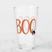 Boo mit schwarzer Katze Glas (Vorderseite)