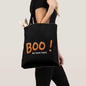 Boo! Moderner benutzerdefinierter Halloween-Name Tasche (Von Nahem)