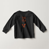 Boo Monster Trick oder Trete Baby T-shirt (Rückseite)