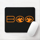 Boo Mousepad, Schwarz und Orange Mousepad (Mit Mouse)