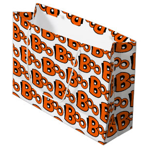Boo-Muster Große Geschenktüte