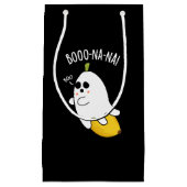 Boo-nana Funny Ghost Banana Pun Dark BG Kleine Geschenktüte (Vorderseite)