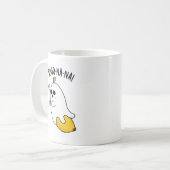 Boo-nana Funny Ghost Banana Pun Kaffeetasse (Vorderseite Links)