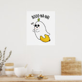 Boo-nana Funny Ghost Banana Pun Poster (Küche)