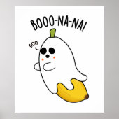Boo-nana Funny Ghost Banana Pun Poster (Vorne)