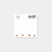 Boo! Nehmen Sie eine Notiz - Halloween Post-it-Not (Vorderseite)