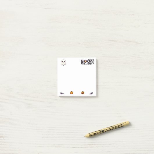 Boo! Nehmen Sie eine Notiz - Halloween Post-it-Not (Auf Schreibtisch)