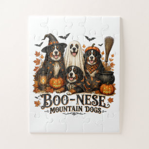 Boo-Nese Berghunde Halloween Gruseliger Hund Puzzle