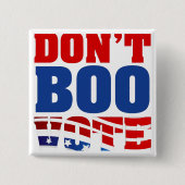 Boo nicht Abstimmung Button (Vorderseite)