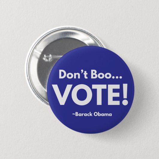 Boo nicht… ABSTIMMUNG! Button (Vorne & Hinten)