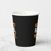 "Boo nicht, vote" schwarz-orange weißes Halloween Pappbecher (Links)