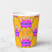 Boo Niedlich Funny Spooky Monster Pappbecher (Rechts)