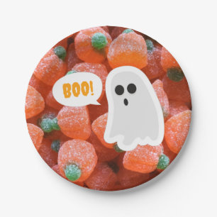 BOO! Niedlich Ghost Halloween Pappteller