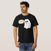 BOO! Niedlich Ghost Halloween T - Shirt (Vorne ganz)