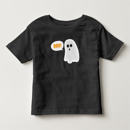 BOO! Niedlich Ghost Halloween T - Shirt (Vorderseite)