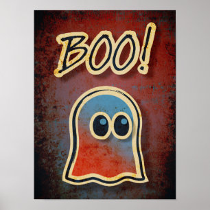 BOO Niedlich Ghost Poster