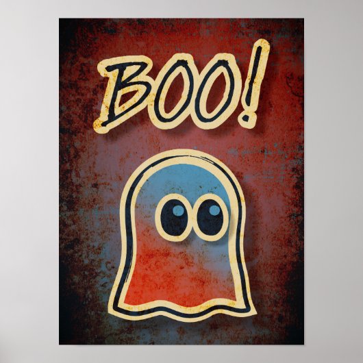 BOO Niedlich Ghost Poster (Vorne)