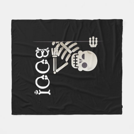 Boo! Niedlich Hiding Peekaboo Beängstigend Kids Ha Fleecedecke (Vorderseite (Horizontal))