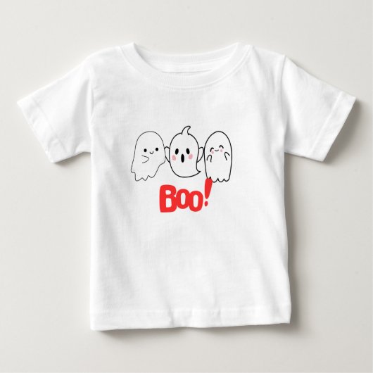Boo! Niedlicher und unangenehmer Halloween-T - Shi Baby T-shirt (Vorderseite)