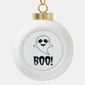 Boo! Niedliches Halloween von Lucas Retro Classic Keramik Kugel-Ornament (Vorderseite)