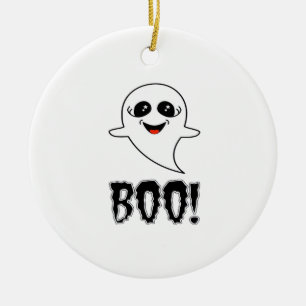 Boo! Niedliches Halloween von Lucas Retro Classic Keramik Ornament
