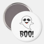 Boo! Niedliches Halloween von Lucas Retro Classic Magnet (Vorderseite/Rückseite)