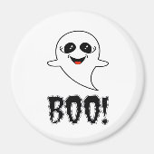Boo! Niedliches Halloween von Lucas Retro Classic Magnet (Vorne)
